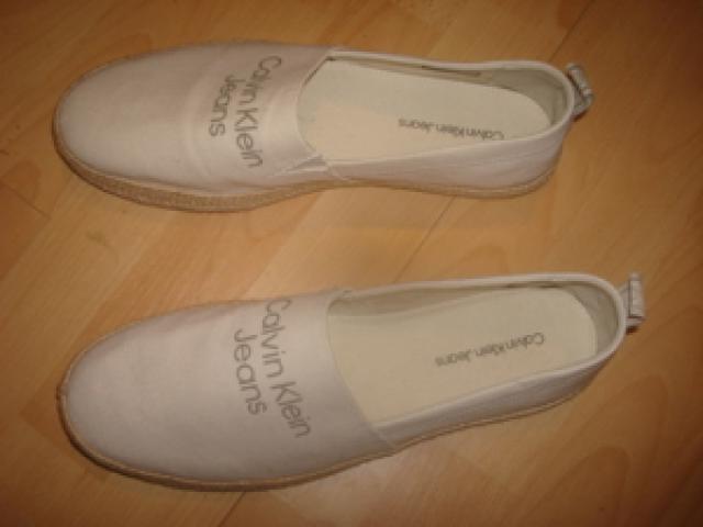 Calvin Klein Jeans - Espadrilles Gr.45 beige - ungetragen - 1